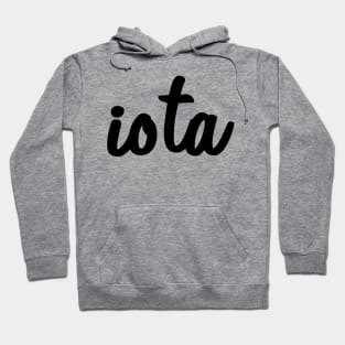 Iota Script Hoodie